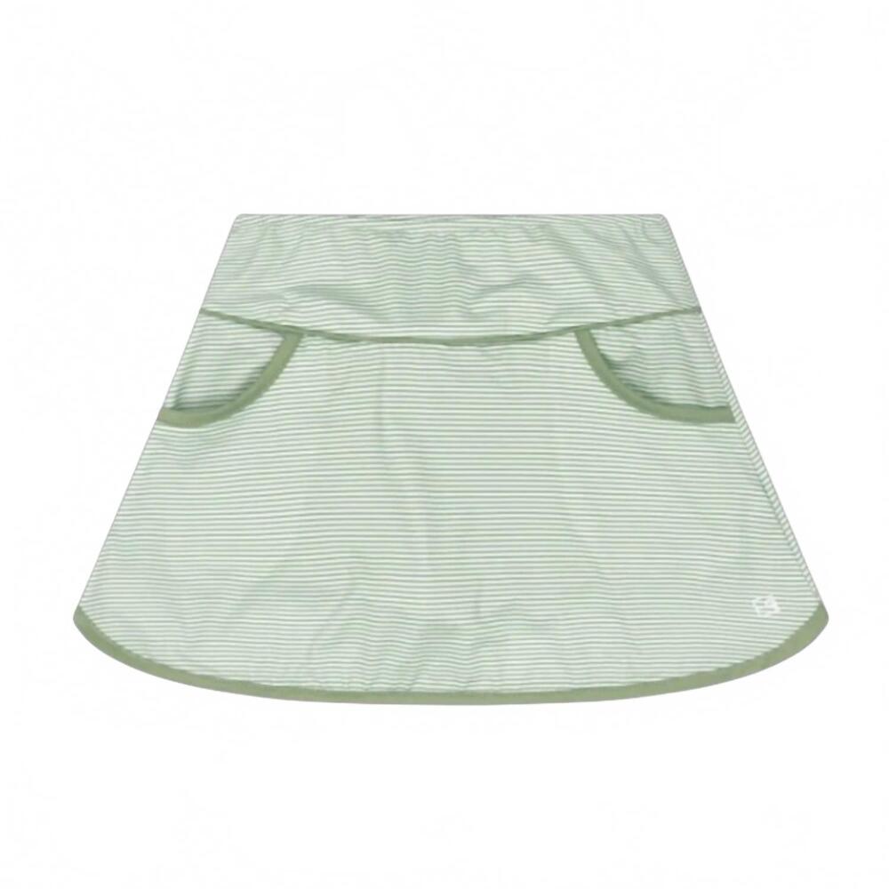 NEW LULLABY SET kids tiffany tennis skort in pistachio green ministripe